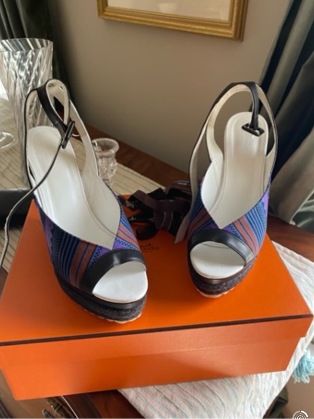 Hermes Wedge Sandals - Picture 12 of 12